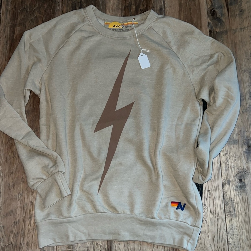 Aviator Nation Bolt Sweatshirt NWT